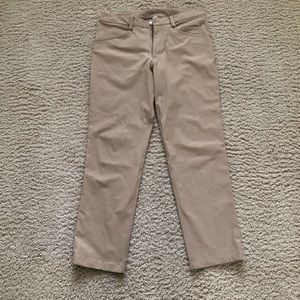 Lulu lemon khaki pants. 34/30.